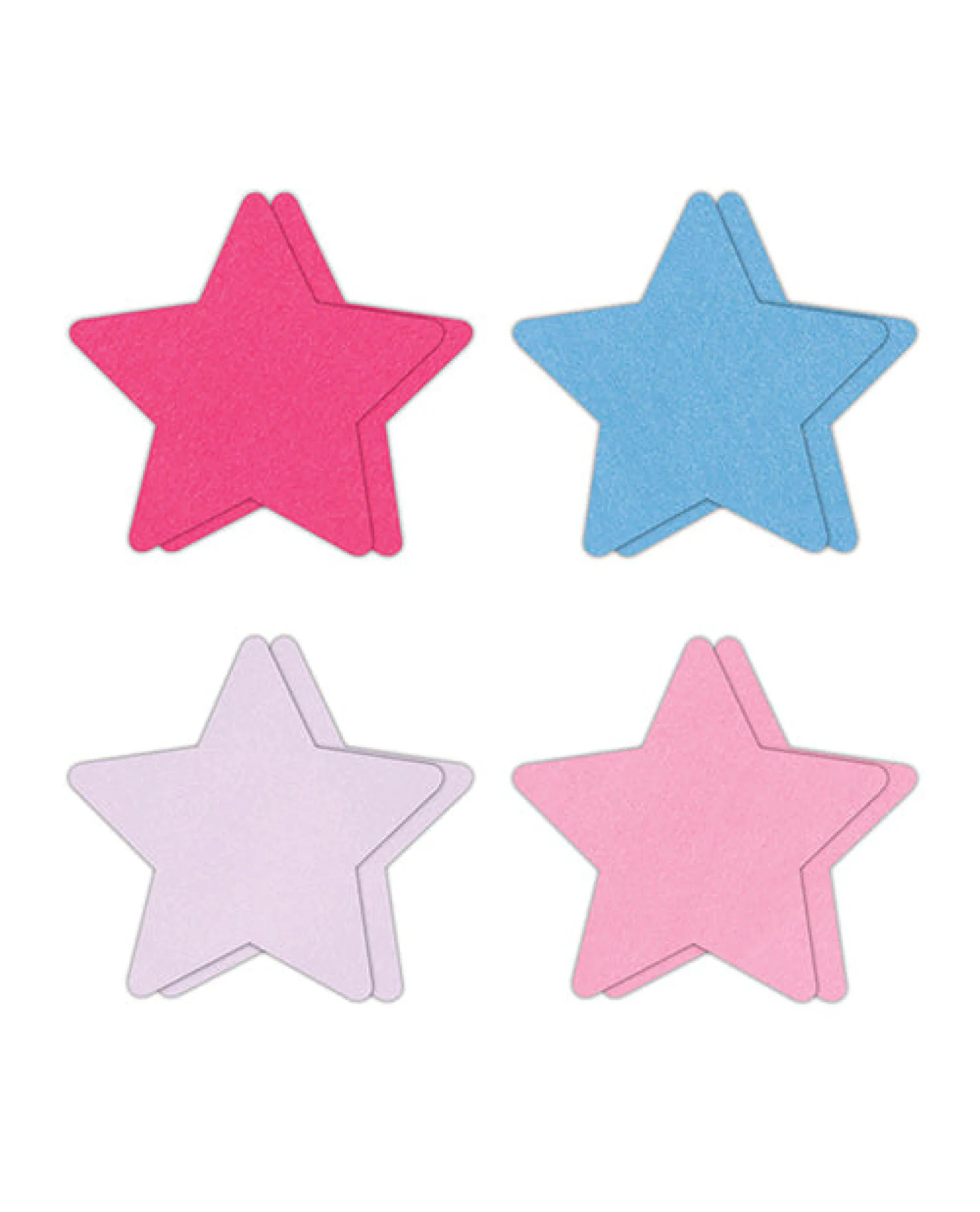 Pretty Pasties Star I Assorted - 4 Pair - Image 2