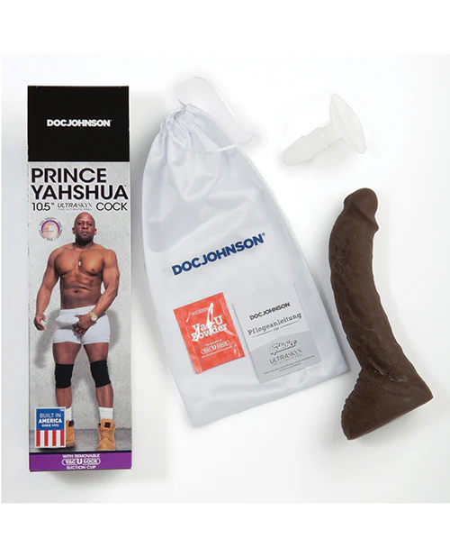 Prince Yahshua Ultraskyn 10.5" Cock  - Chocolate - Image 5
