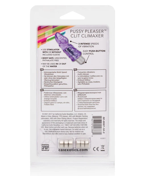 Pussy Pleaser Clit Climaxer - Purple - Image 3