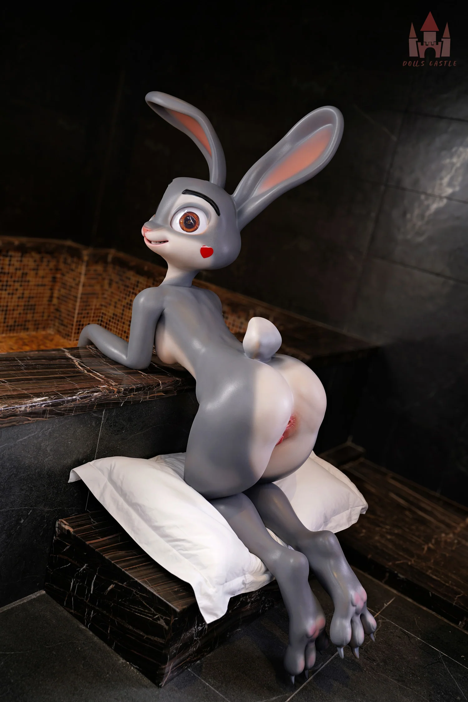 Rabby 168CM A Cup Bunny Love Doll Silicone Sex Doll - Doll's Castle - Image 15