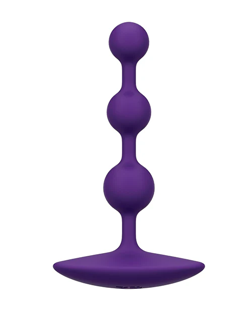 Romp Amp Flexible Anal Beads - Violet - Image 3