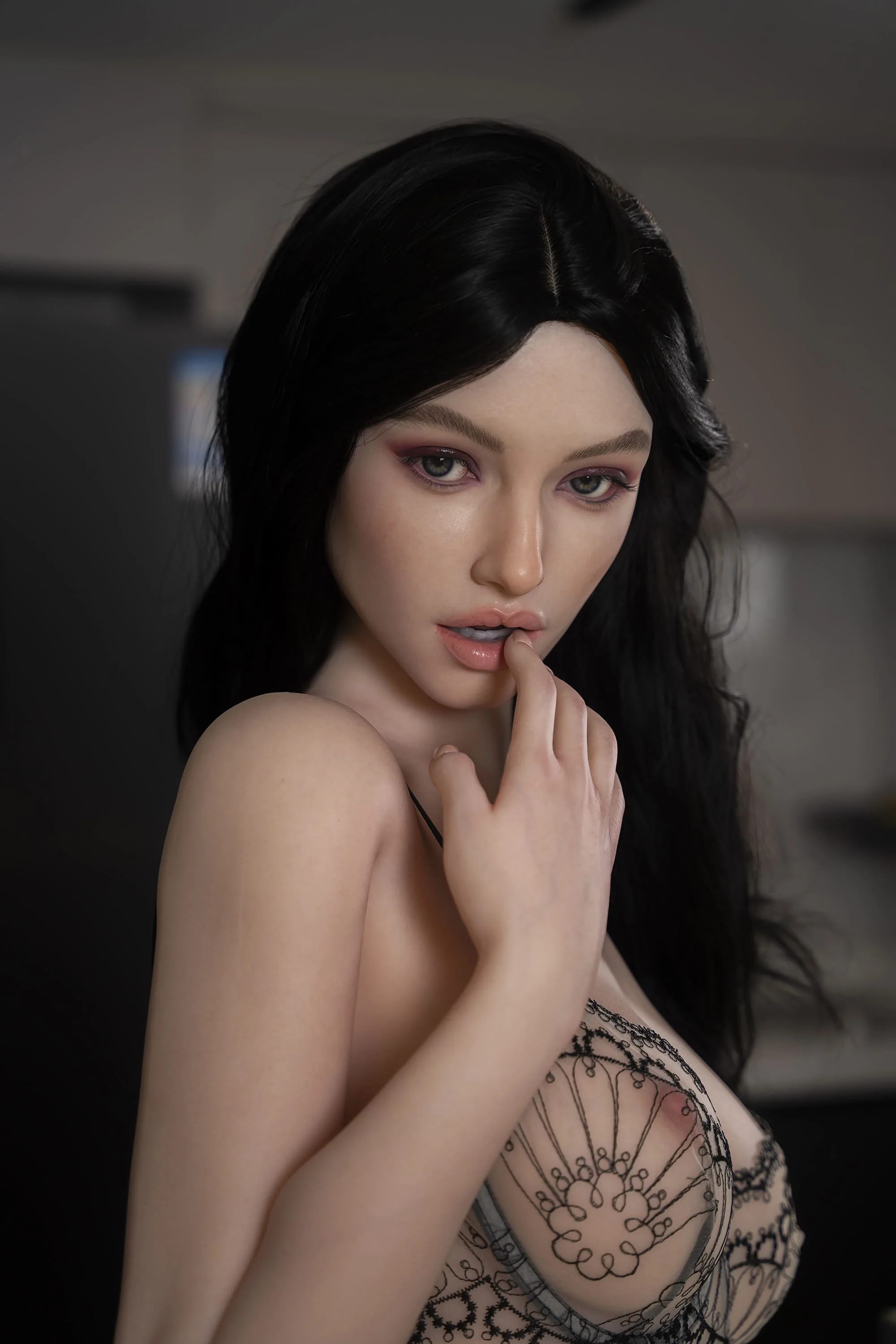 Rosalie Premium Silicone Head (Movable Jaw) + SLE Body Sex Doll - ZELEX® [USA STOCK] - Image 2