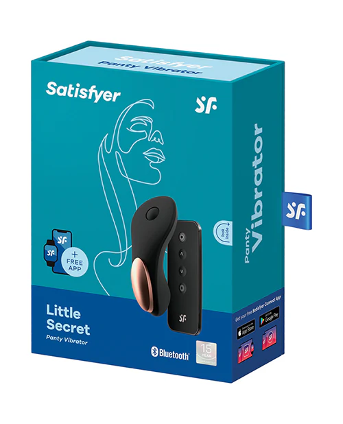 Satisfyer Little Secret Panty Vibrator - Black - Image 4