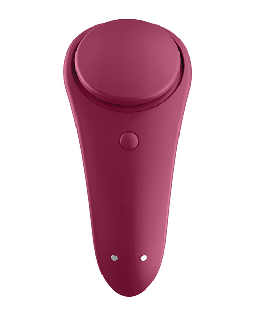 Satisfyer Sexy Secret Panty Vibrator - Red Wine - Image 2