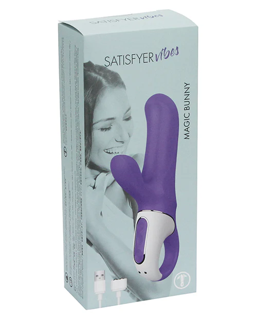 Satisfyer Vibes Magic Bunny - Blue - Image 4