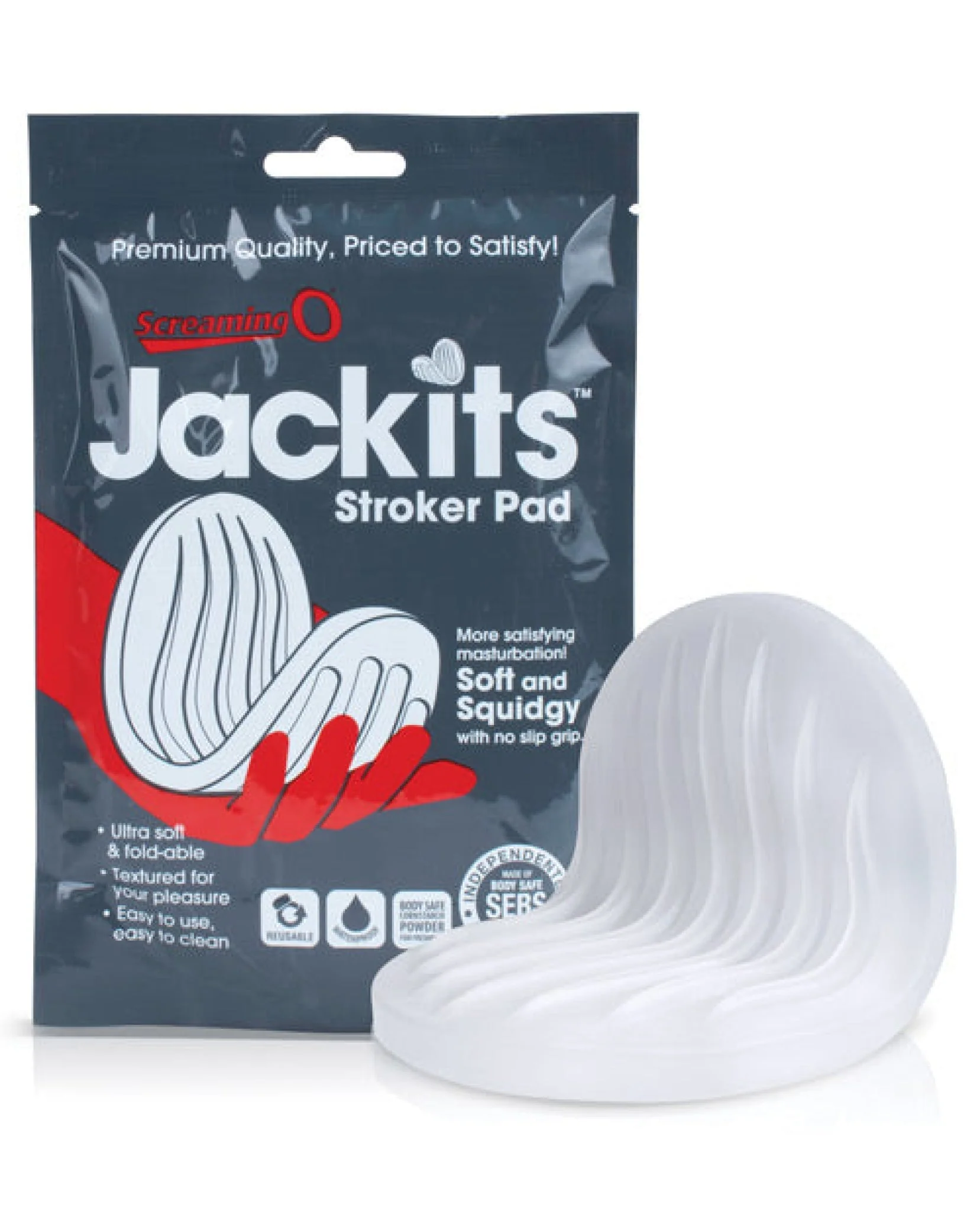 Screaming O Jackits Stroker Pad - Clear - Image 2
