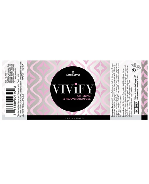 Sensuva Vivify Tightening Gel - 1.7 oz - Image 2