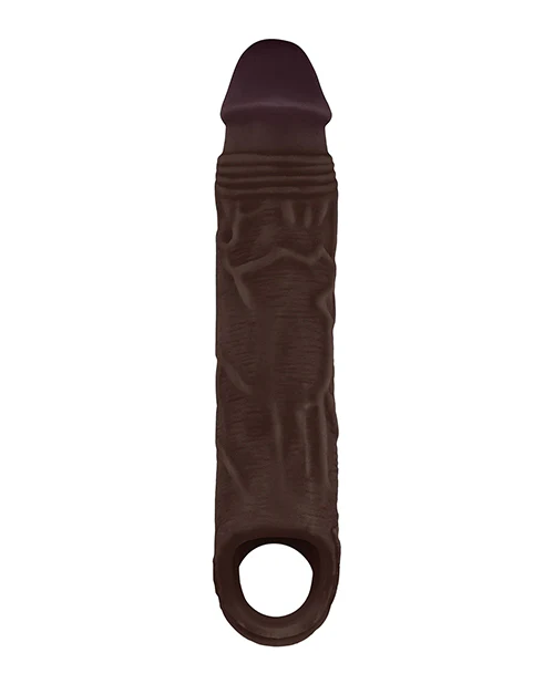 Shaft Model F Flexskin Liquid Silicone 7.8" Sheath - Mahogany - Image 4
