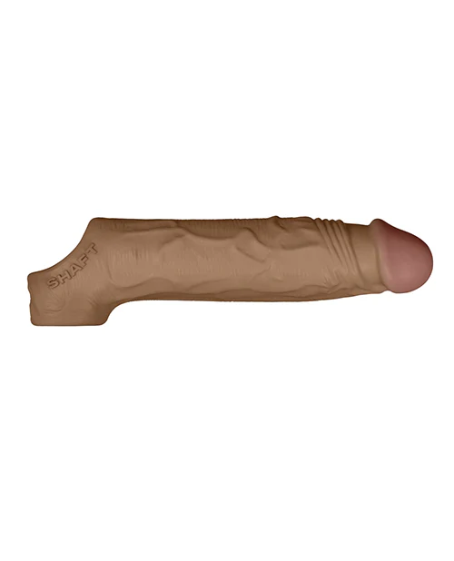 Shaft Model F Flexskin Liquid Silicone 7.8" Sheath - Oak - Image 2