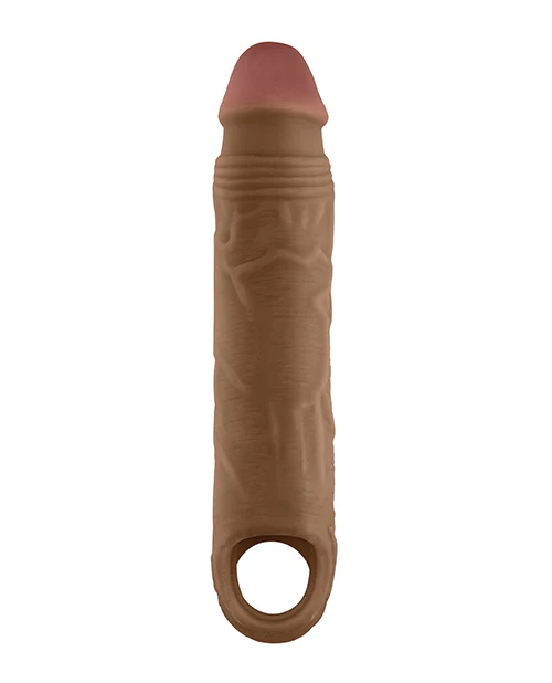 Shaft Model F Flexskin Liquid Silicone 7.8" Sheath - Oak - Image 4