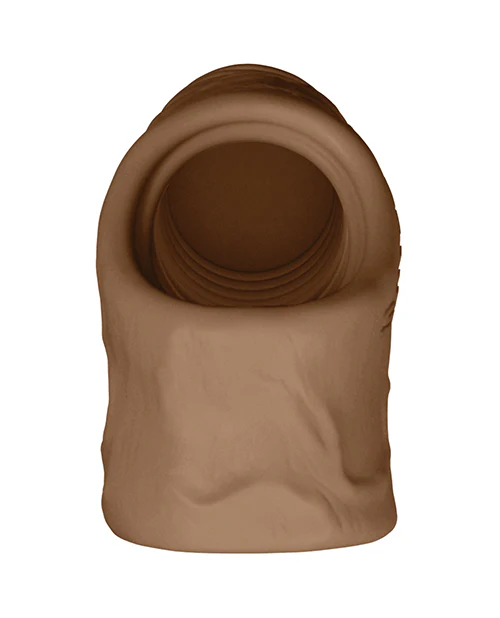 Shaft Model F Flexskin Liquid Silicone 8.8" Sheath - Oak - Image 3