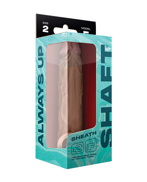 Shaft Model F Flexskin Liquid Silicone 8.8" Sheath - Pine - Image 3