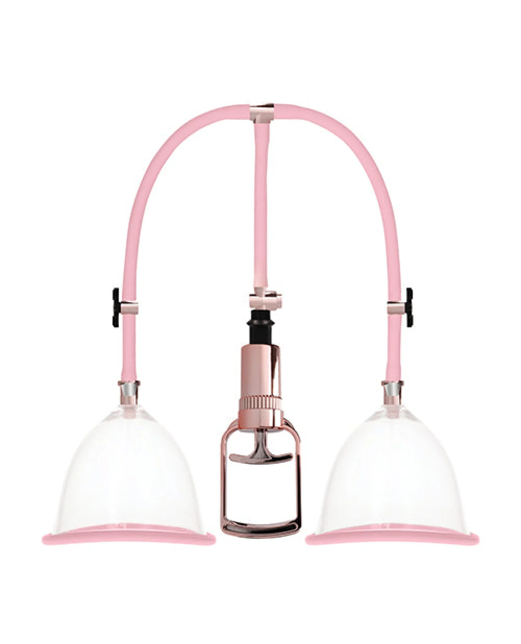 Shots Pumped Breast Pump Set - Medium Rose Gold - Image 4