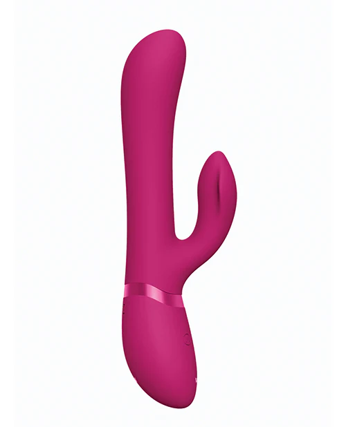 Shots Vive Chou G-Spot Rabbit w/Interchangeable Clitoral Attachments - Pink - Image 4