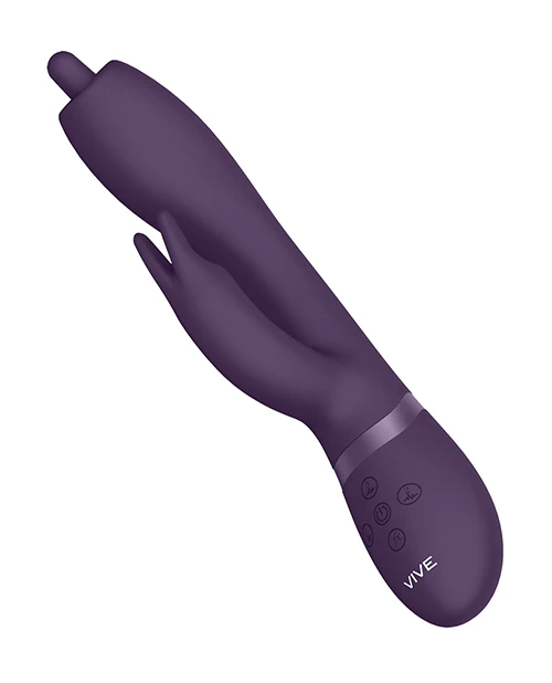 Shots Vive Nilo Pinpoint Rotating G-Spot Rabbit - Purple - Image 4