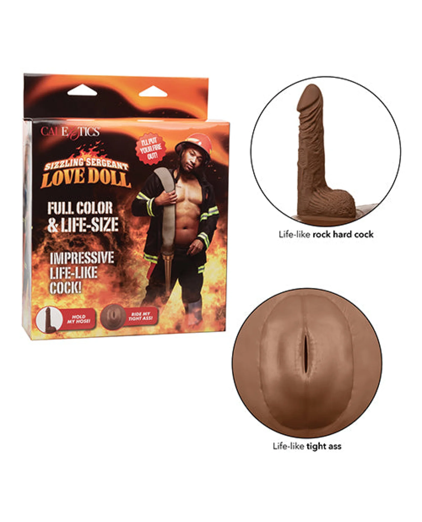 Sizzling Sergeant Love Doll - Brown - Image 3