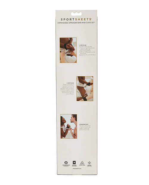 Sportsheets Expandable Spreader Bar & Cuffs Set - Image 2
