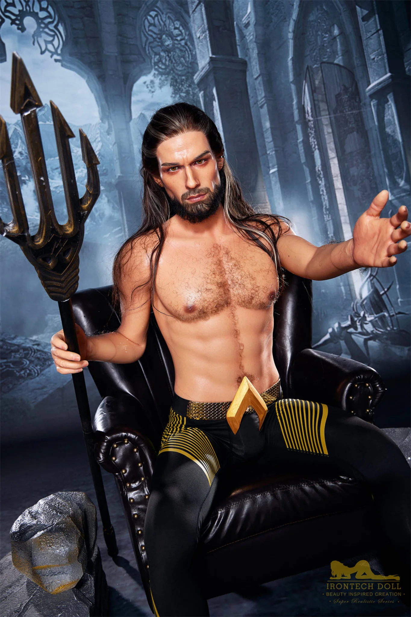 Thomas  170cm(5ft7)  Aquaman Silicone Male Sex Doll - IronTech Doll® - Image 12