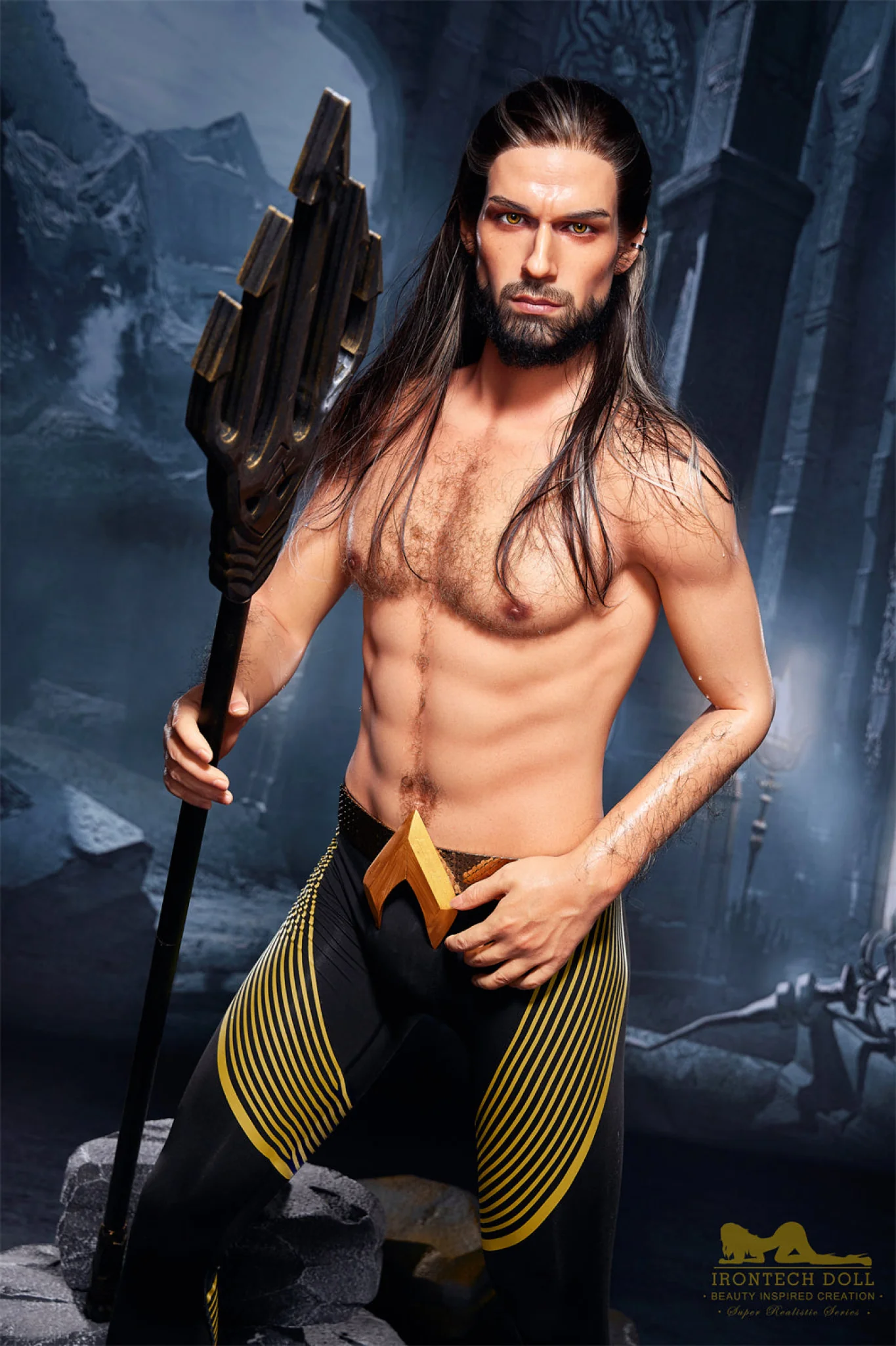 Thomas  170cm(5ft7)  Aquaman Silicone Male Sex Doll - IronTech Doll® - Image 5