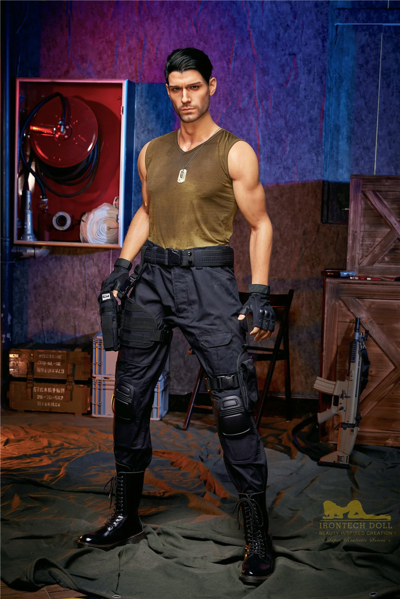 Thomas Soldier  176cm( 5ft8)  Silicone Male Sex Doll - IronTech Doll® - Image 11