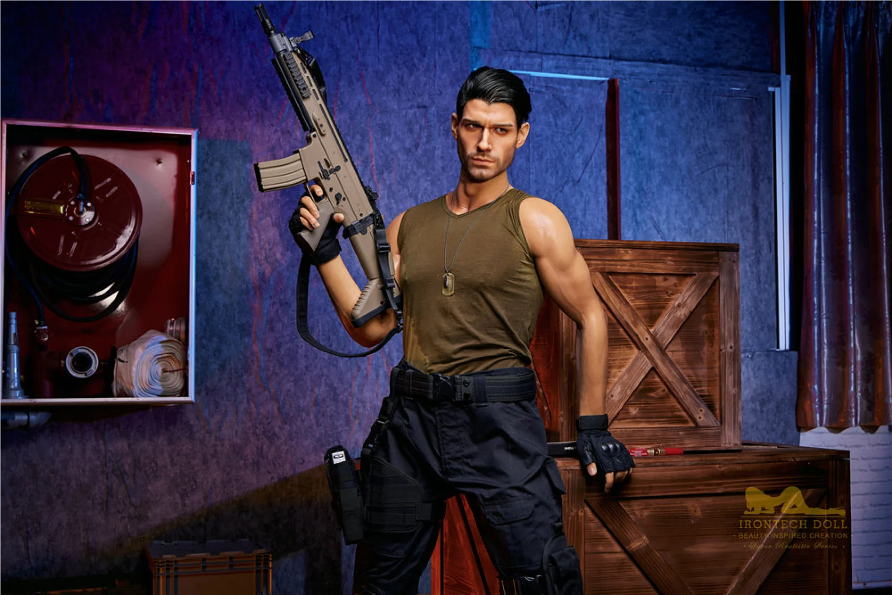 Thomas Soldier  176cm( 5ft8)  Silicone Male Sex Doll - IronTech Doll® - Image 12