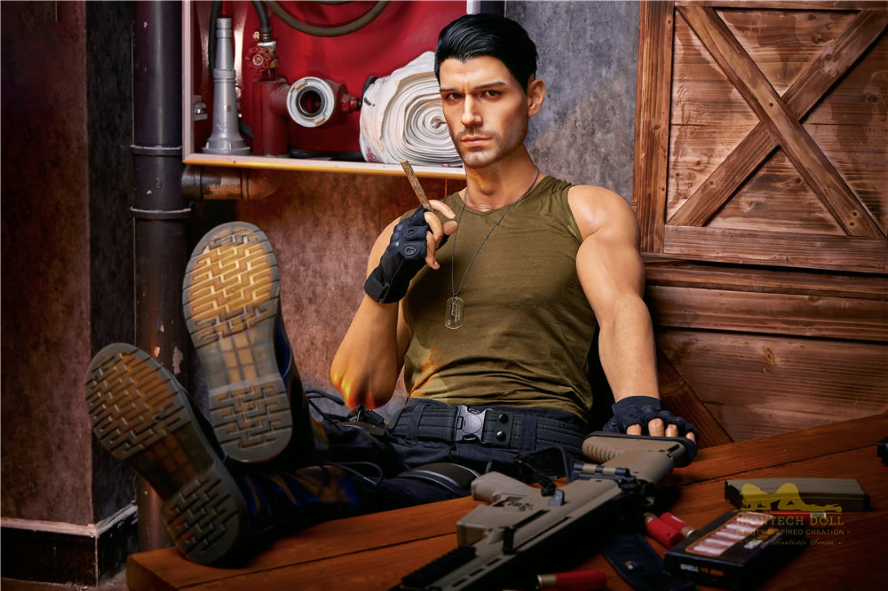 Thomas Soldier  176cm( 5ft8)  Silicone Male Sex Doll - IronTech Doll® - Image 14