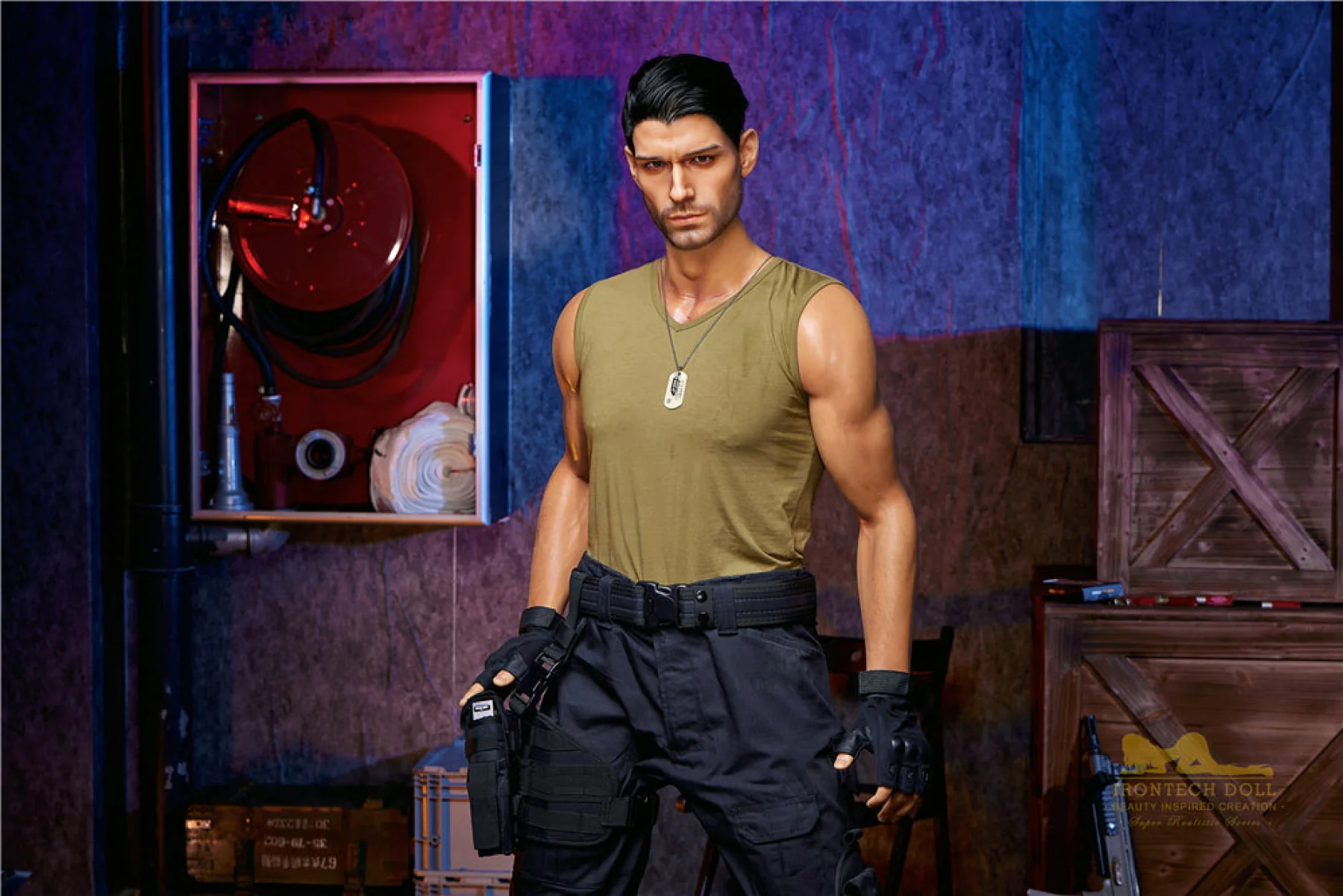 Thomas Soldier  176cm( 5ft8)  Silicone Male Sex Doll - IronTech Doll® - Image 18