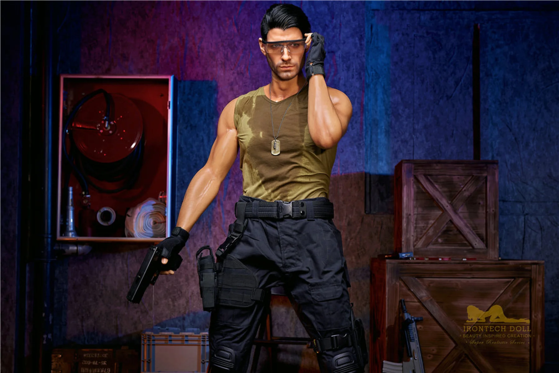 Thomas Soldier  176cm( 5ft8)  Silicone Male Sex Doll - IronTech Doll® - Image 2