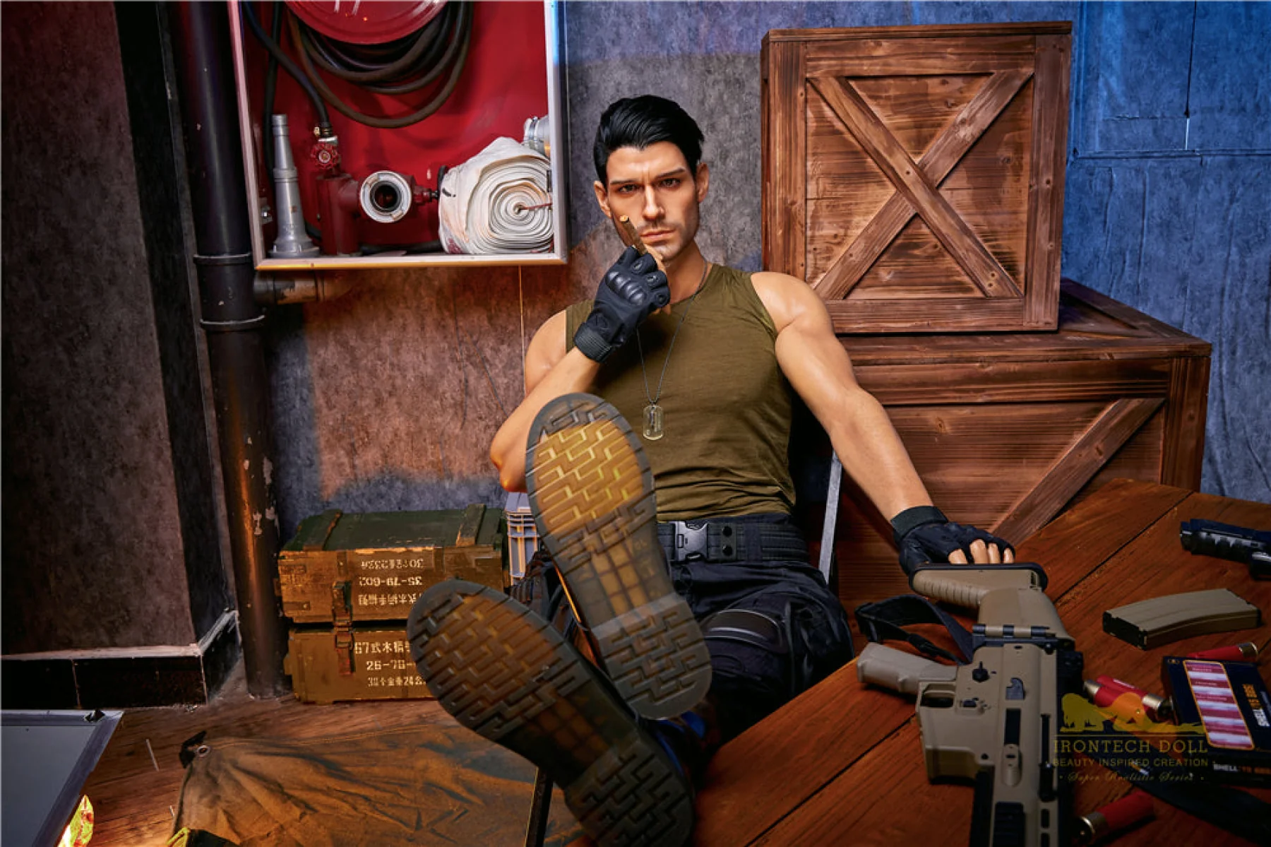Thomas Soldier  176cm( 5ft8)  Silicone Male Sex Doll - IronTech Doll® - Image 22