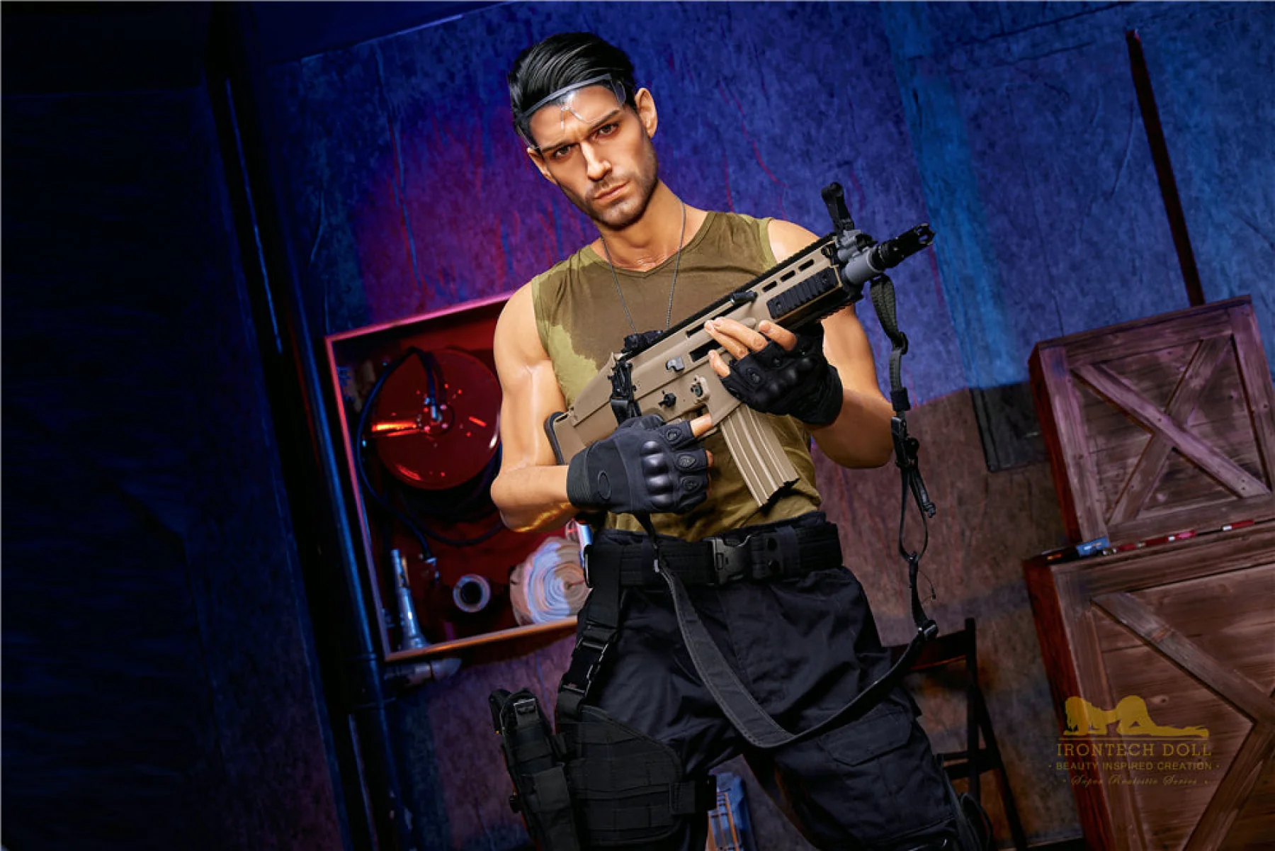 Thomas Soldier  176cm( 5ft8)  Silicone Male Sex Doll - IronTech Doll® - Image 4
