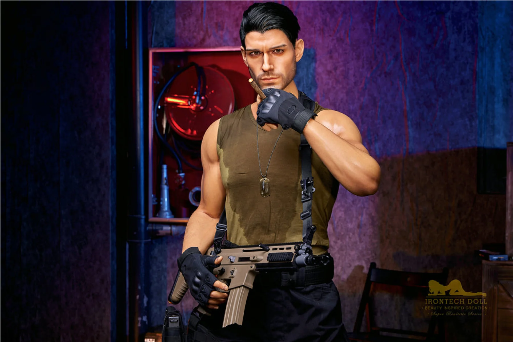 Thomas Soldier  176cm( 5ft8)  Silicone Male Sex Doll - IronTech Doll® - Image 6