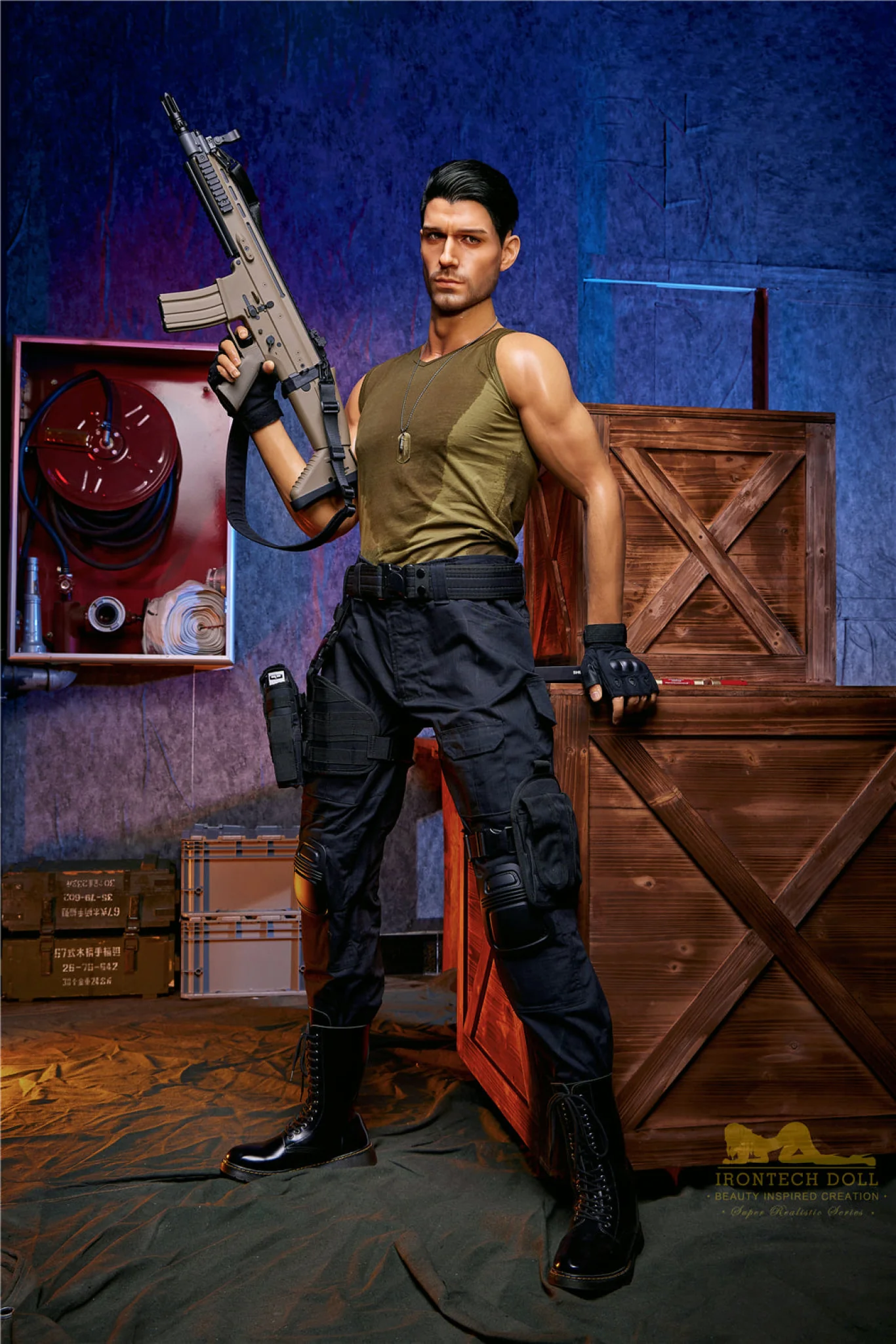 Thomas Soldier  176cm( 5ft8)  Silicone Male Sex Doll - IronTech Doll® - Image 8