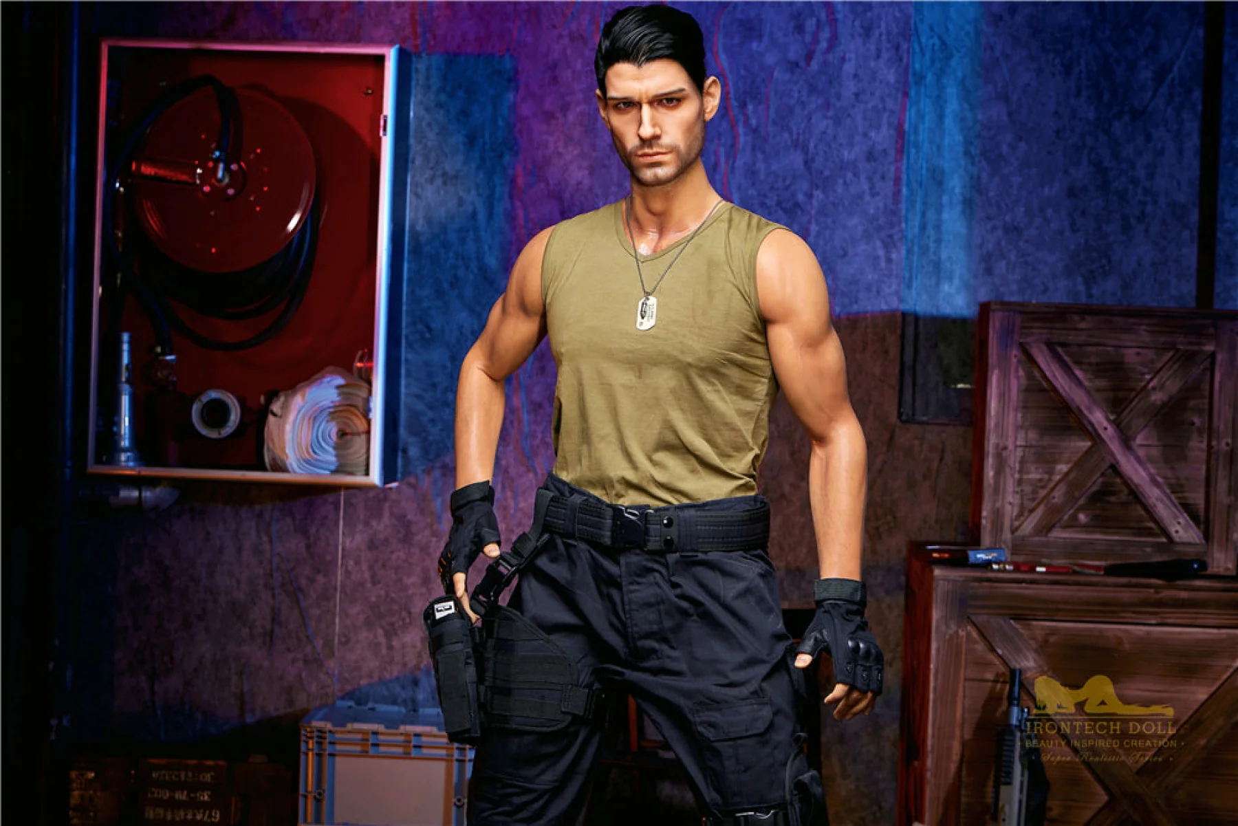 Thomas Soldier  176cm( 5ft8)  Silicone Male Sex Doll - IronTech Doll® - Image 9