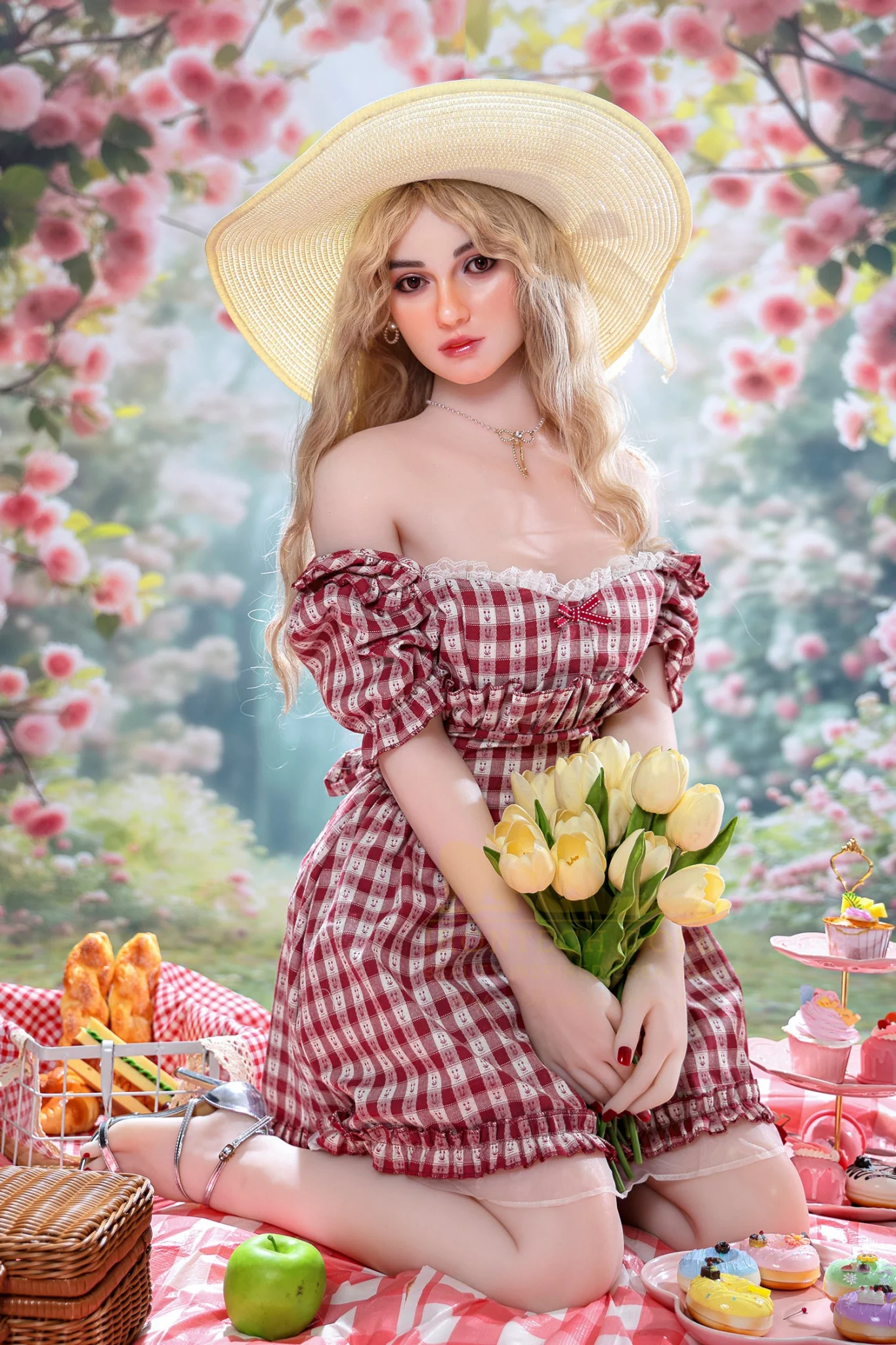Tina 162cm(5ft3) A-Cup Hybrid Silicone Head + TPE Body hybrid sex doll - Irontech Doll® - Image 4