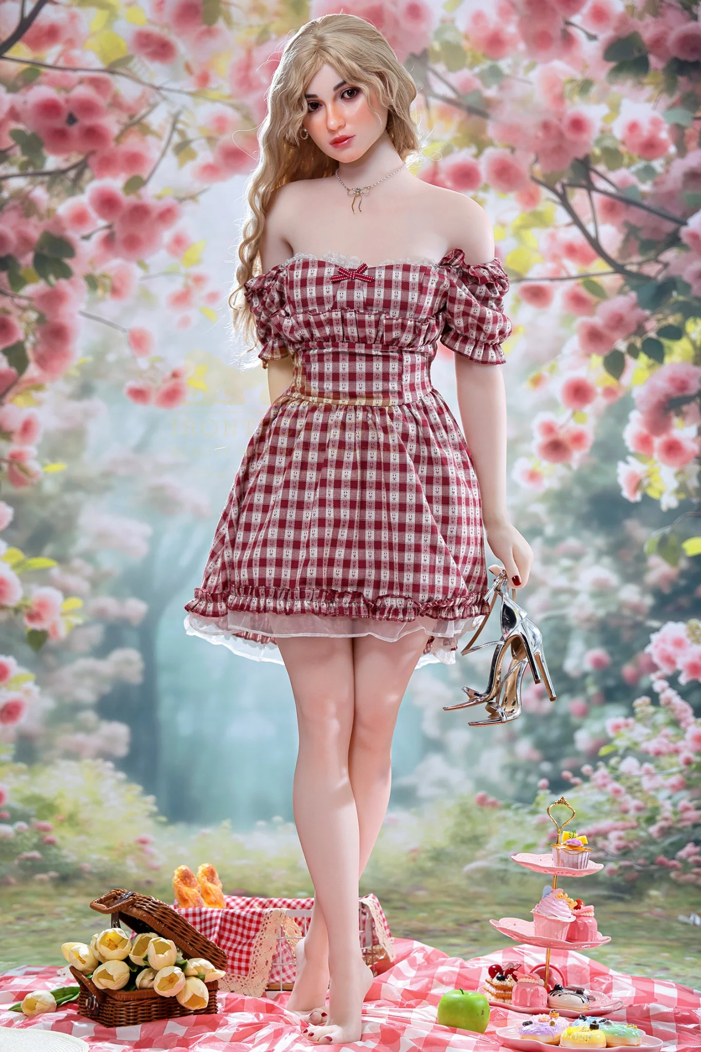 Tina 162cm(5ft3) A-Cup Hybrid Silicone Head + TPE Body hybrid sex doll - Irontech Doll® - Image 9