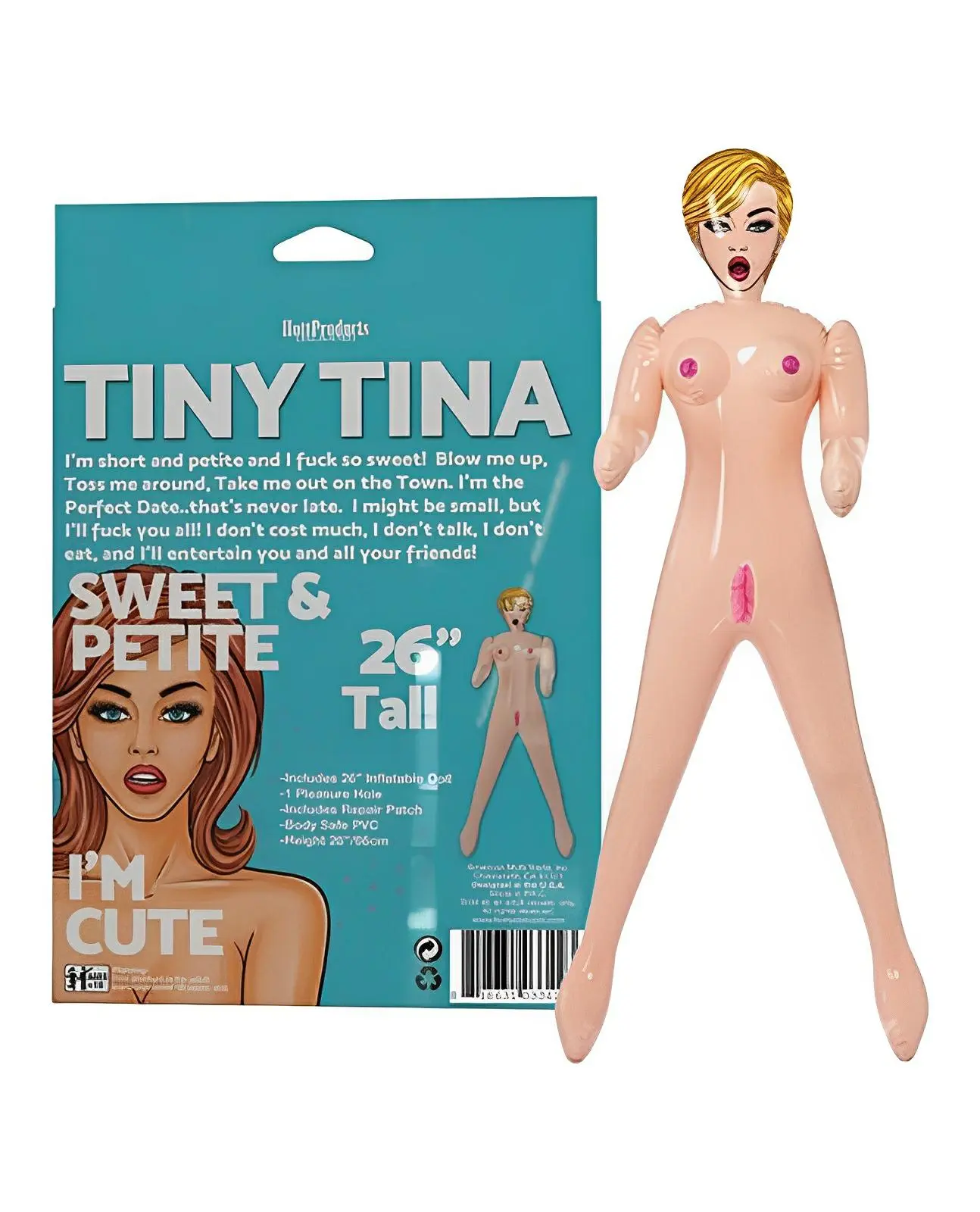 Tiny Tina 26" Blow Up Doll - Image 2