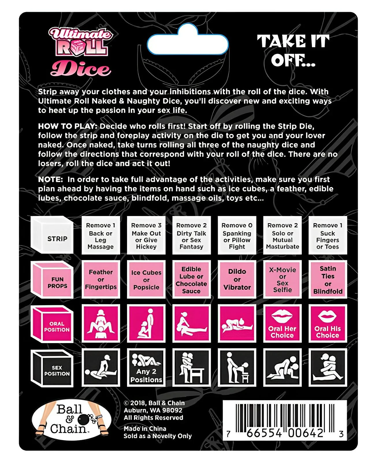 Ultimate Roll Naked & Naughty Dice - Image 2