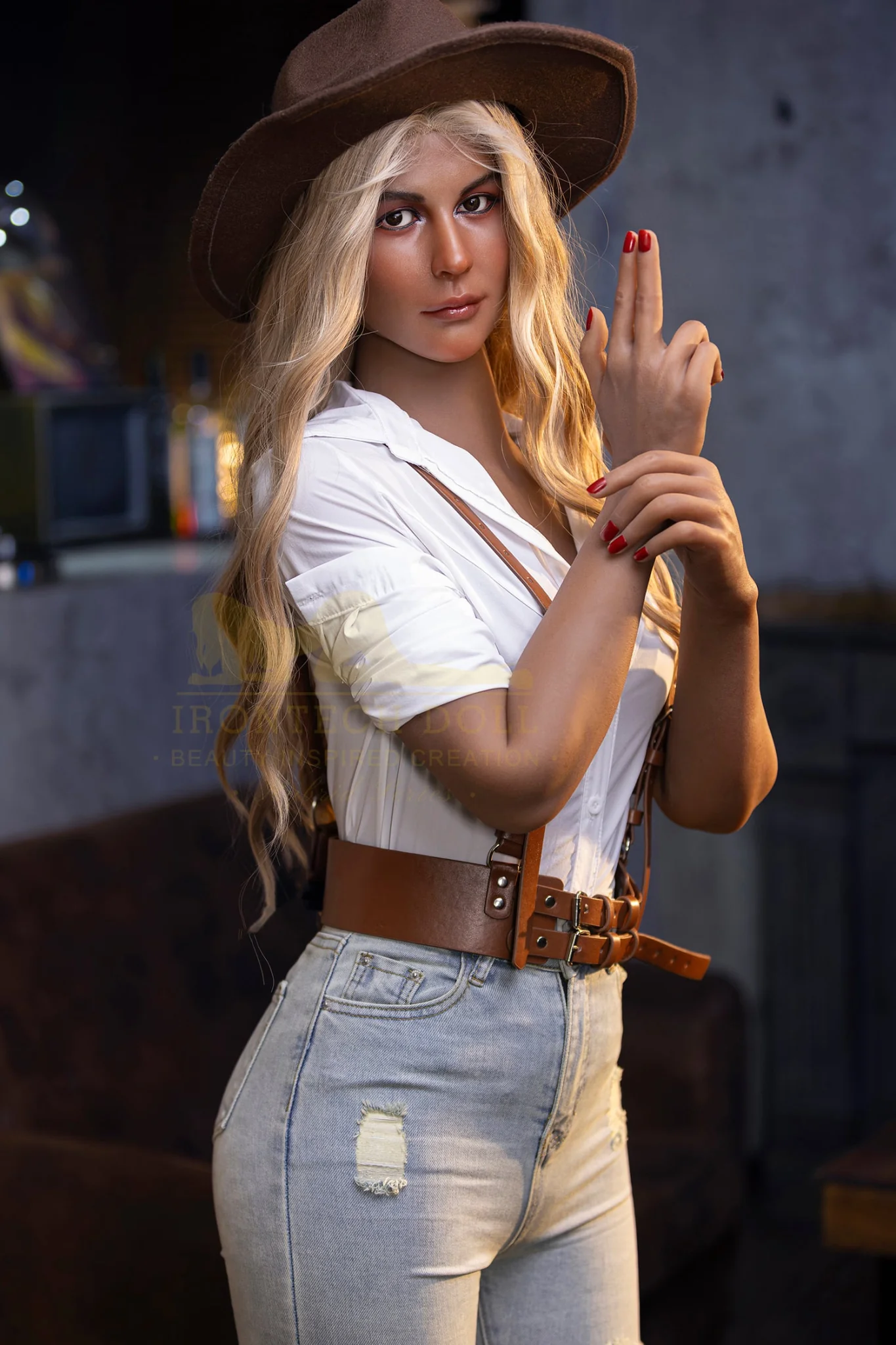Veronica 162cm(5ft3) A-Cup Silicone Head+TPE Body - IronTech Doll® - Image 8