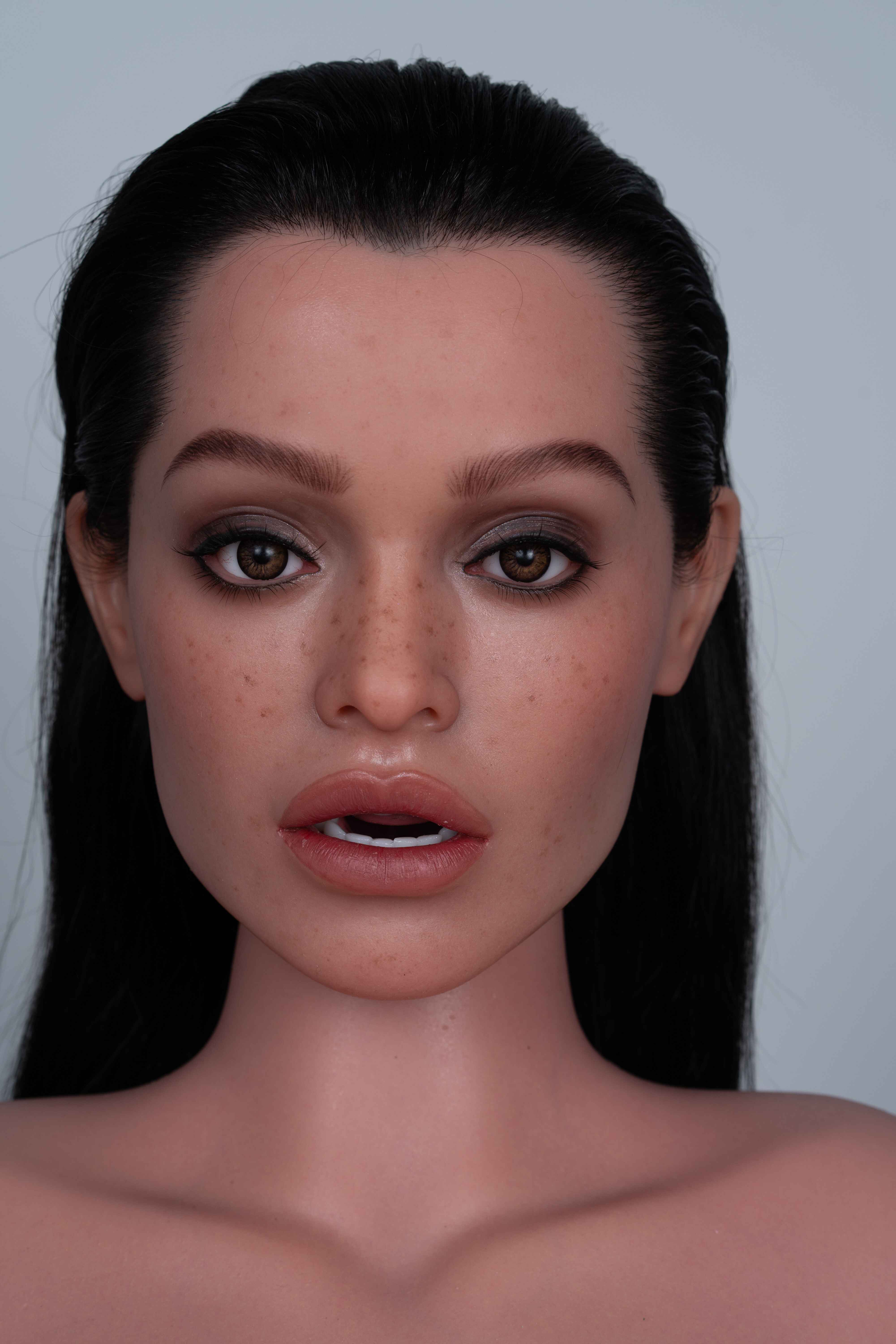 Violet Silicone Head (Movable Jaw + Implanted Hair) + SLE Body Sex Doll - ZELEX® [USA STOCK] - Image 33