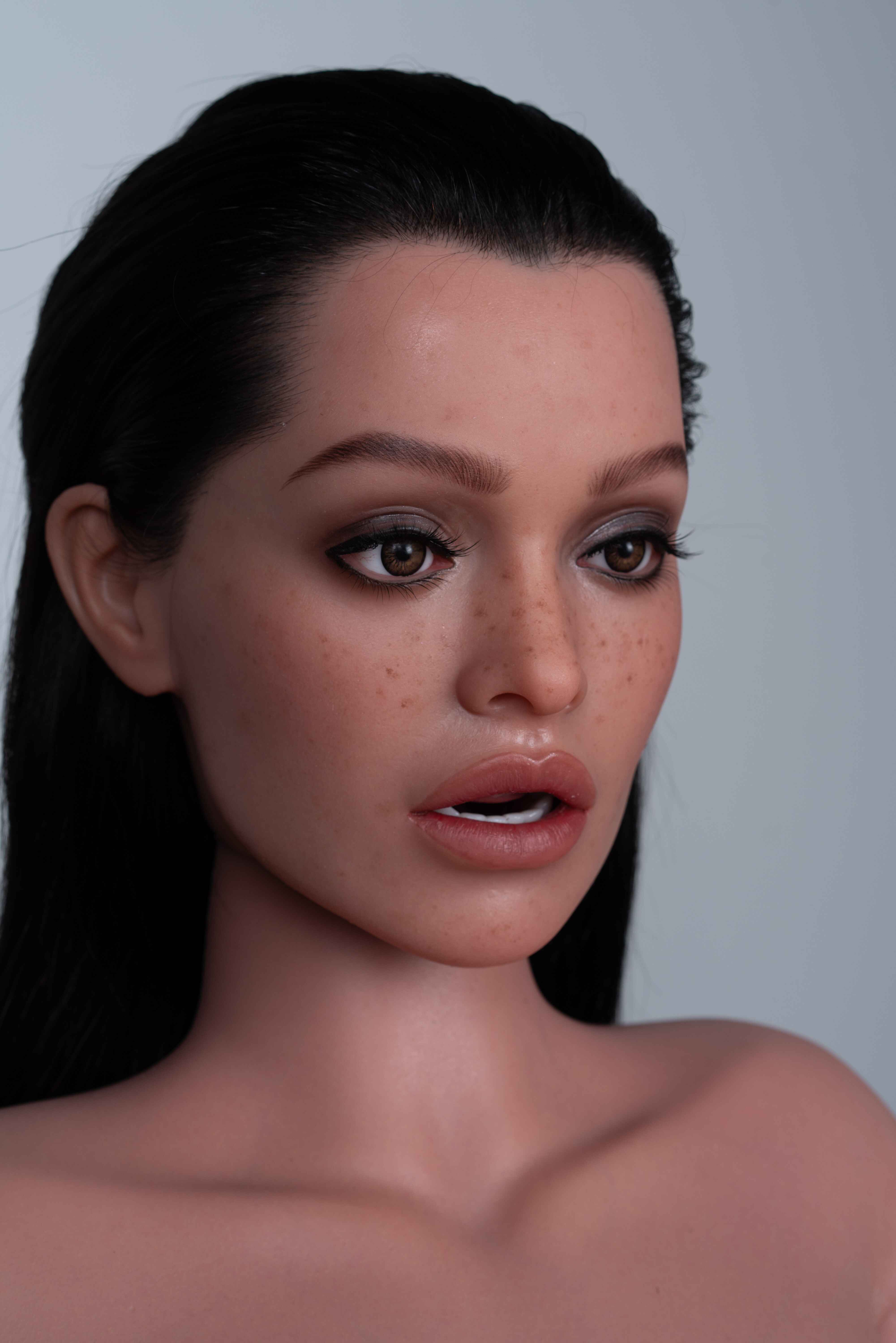Violet Silicone Head (Movable Jaw + Implanted Hair) + SLE Body Sex Doll - ZELEX® [USA STOCK] - Image 34