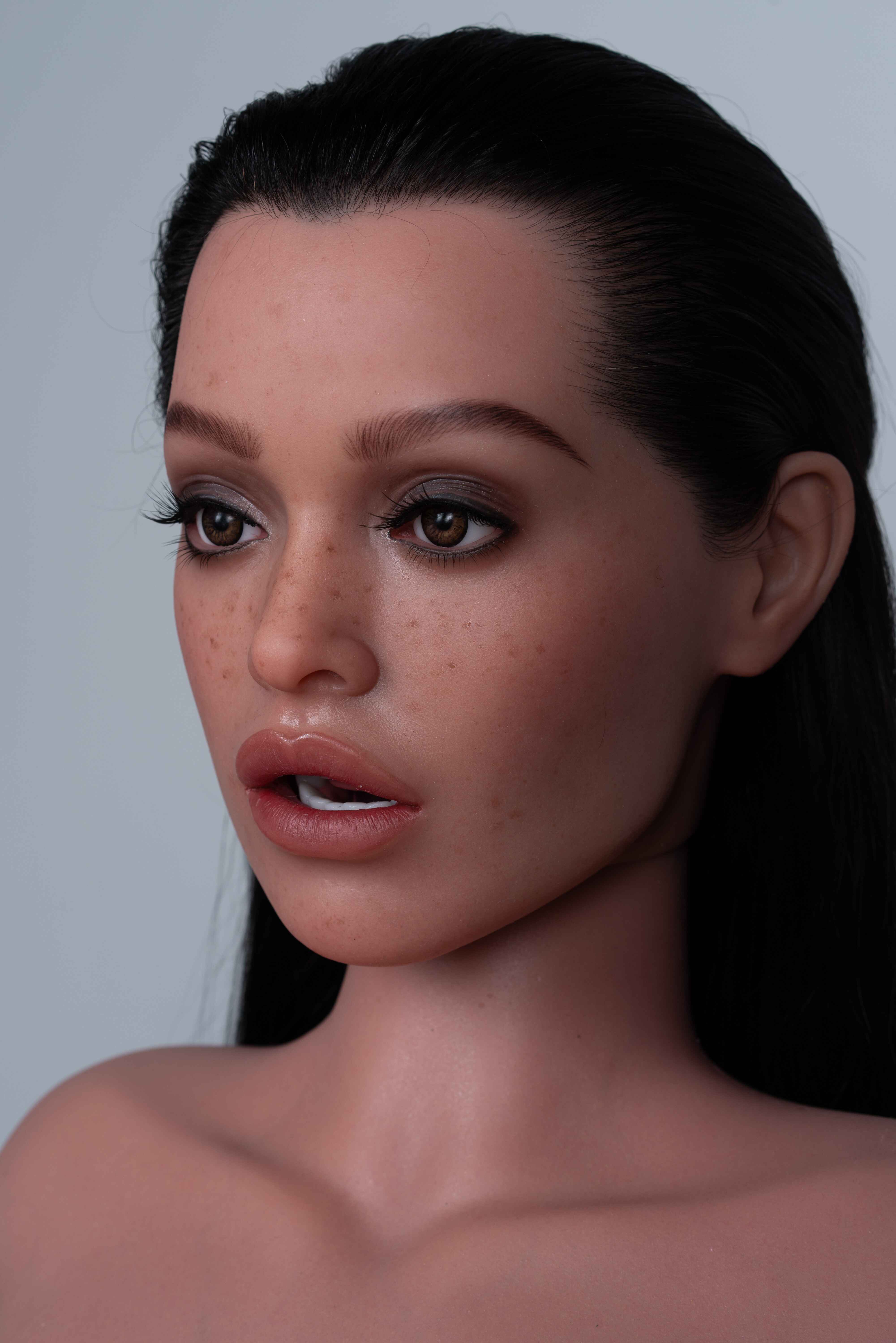Violet Silicone Head (Movable Jaw + Implanted Hair) + SLE Body Sex Doll - ZELEX® [USA STOCK] - Image 35