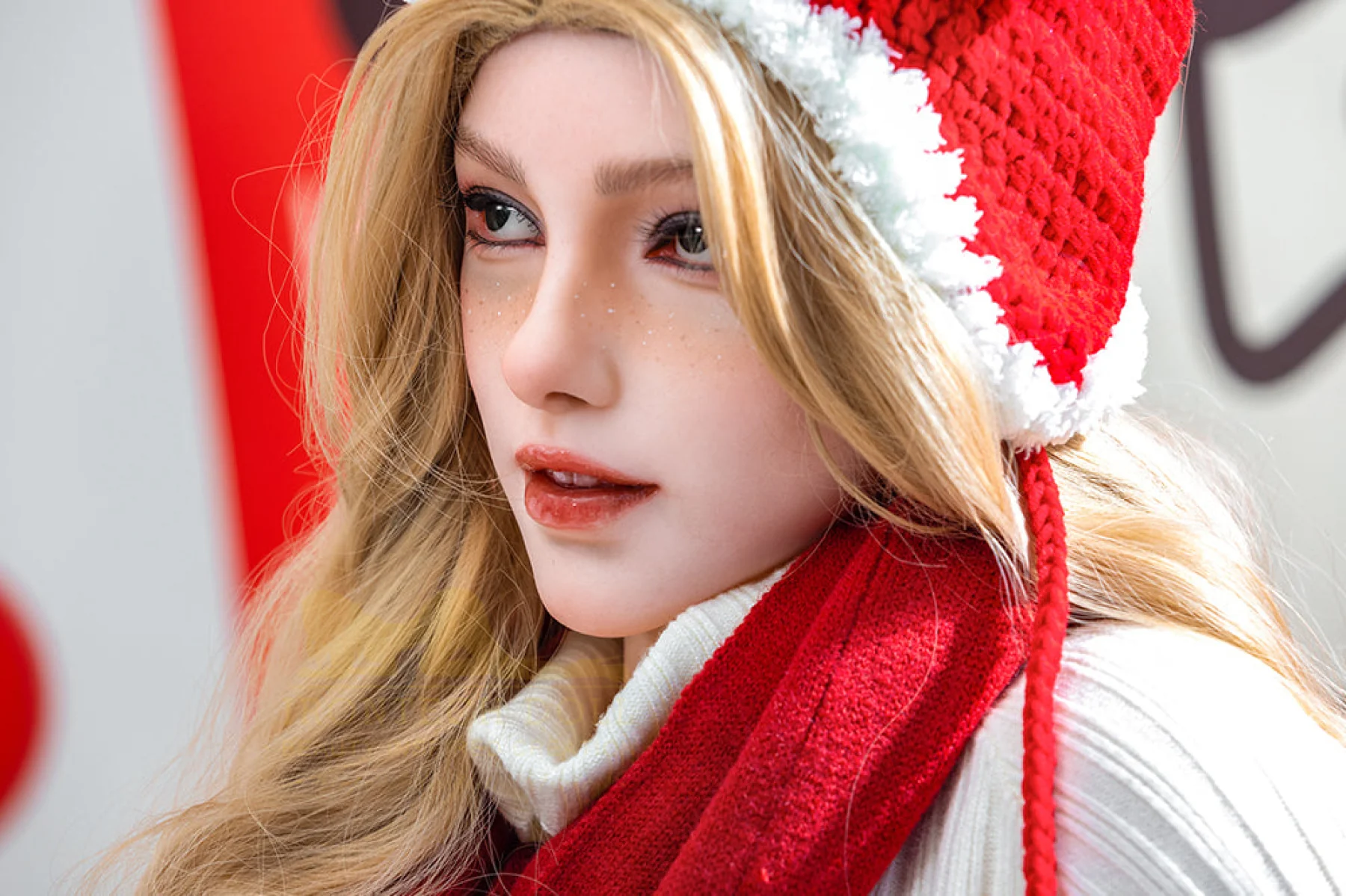Vivian 163cm (5ft3) A-Cup Blonde Full Silicone - IronTech Doll® - Image 13