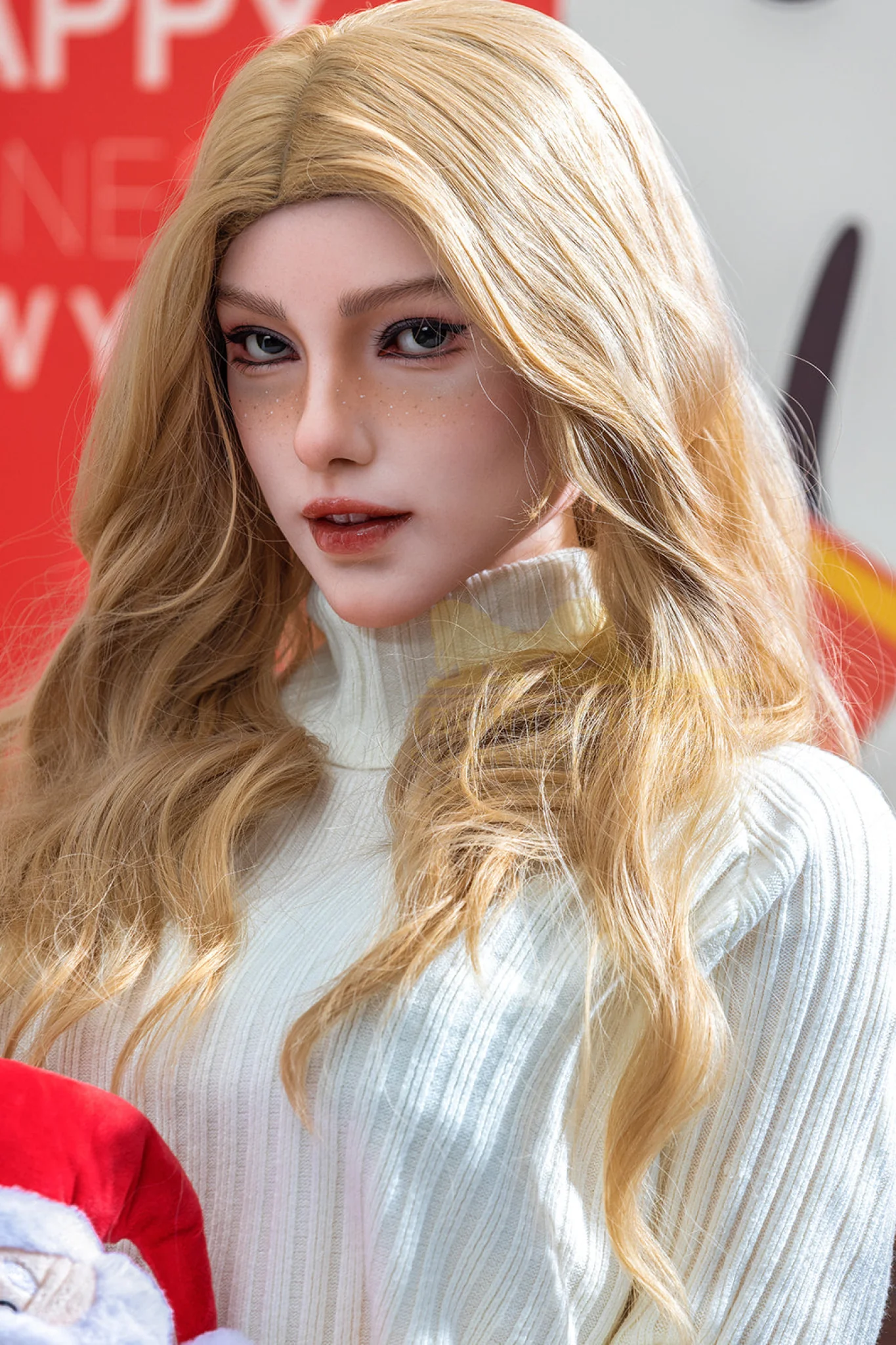 Vivian 163cm (5ft3) A-Cup Blonde Full Silicone - IronTech Doll® - Image 4