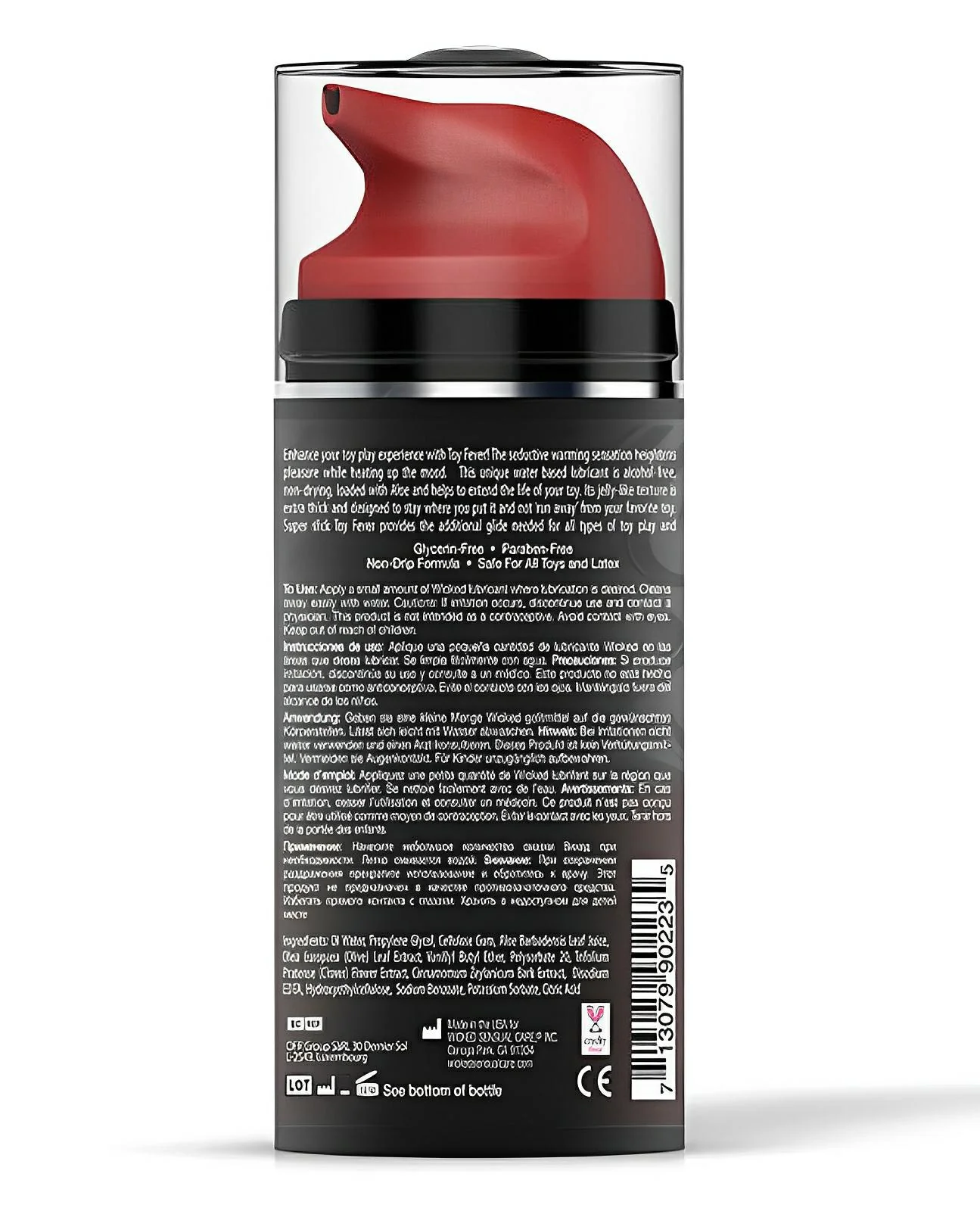 Wicked Sensual Care Toy Fever Water Based Warming Lubricant - 3.3 Oz - Image 2