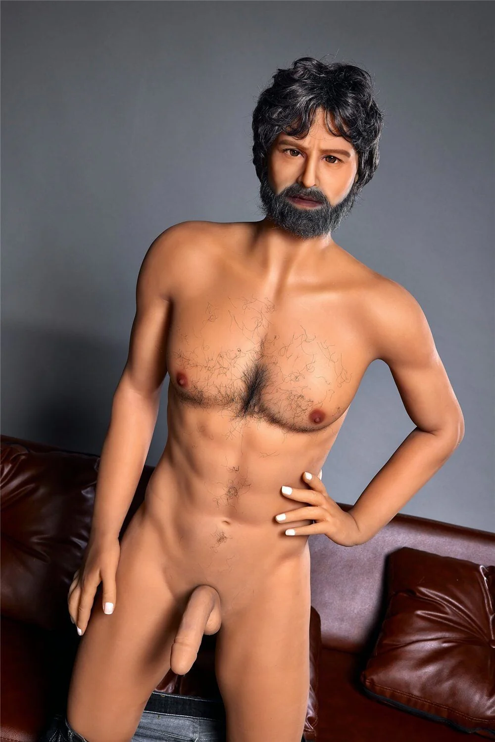 William 175cm 5ft74 TPE Realistic Male Sex Doll - Iron Tech Doll - Image 23