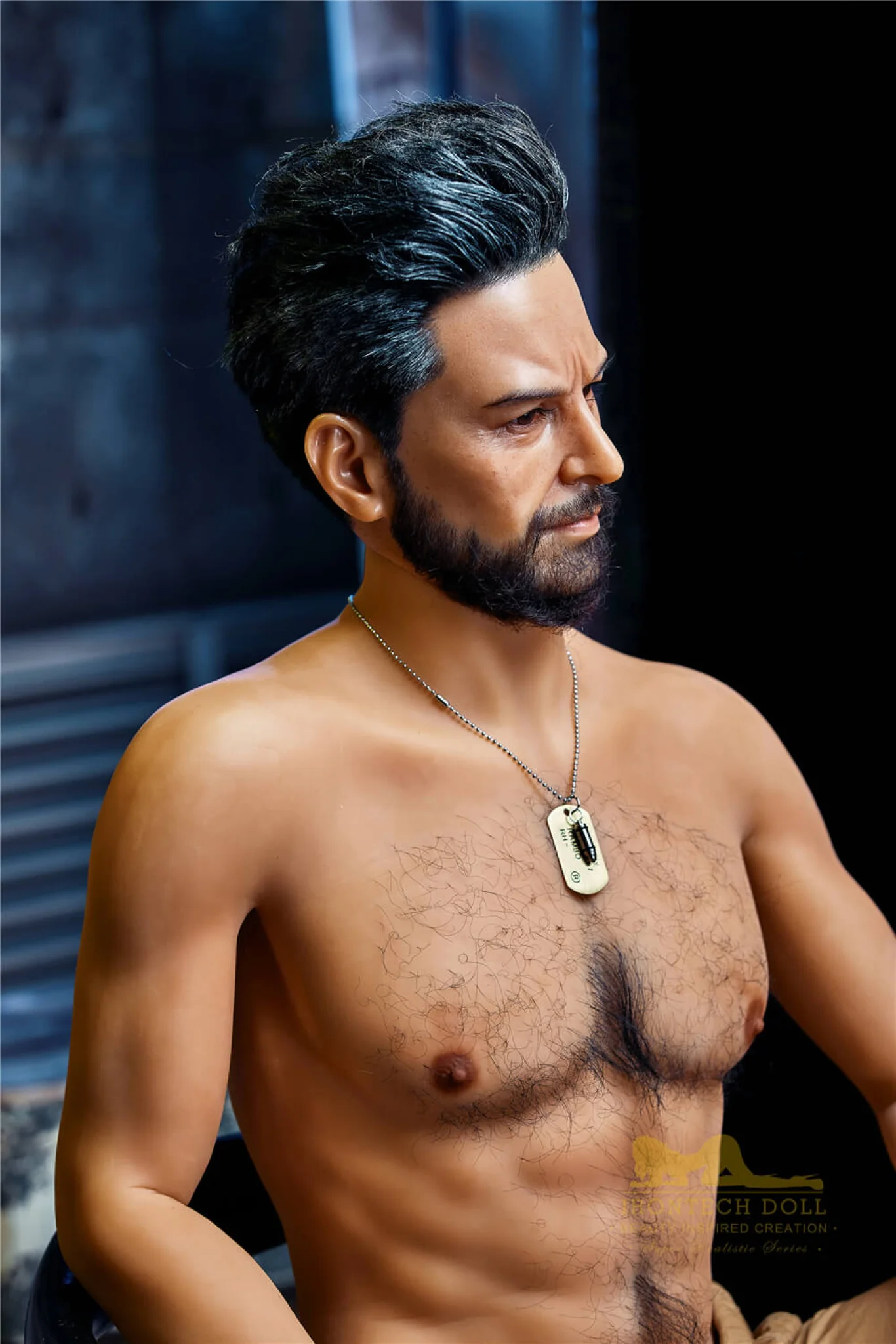 William 175cm 5ft74 TPE body and silicone head Hybrid Male Sex Doll - Iron Tech Doll - Image 15