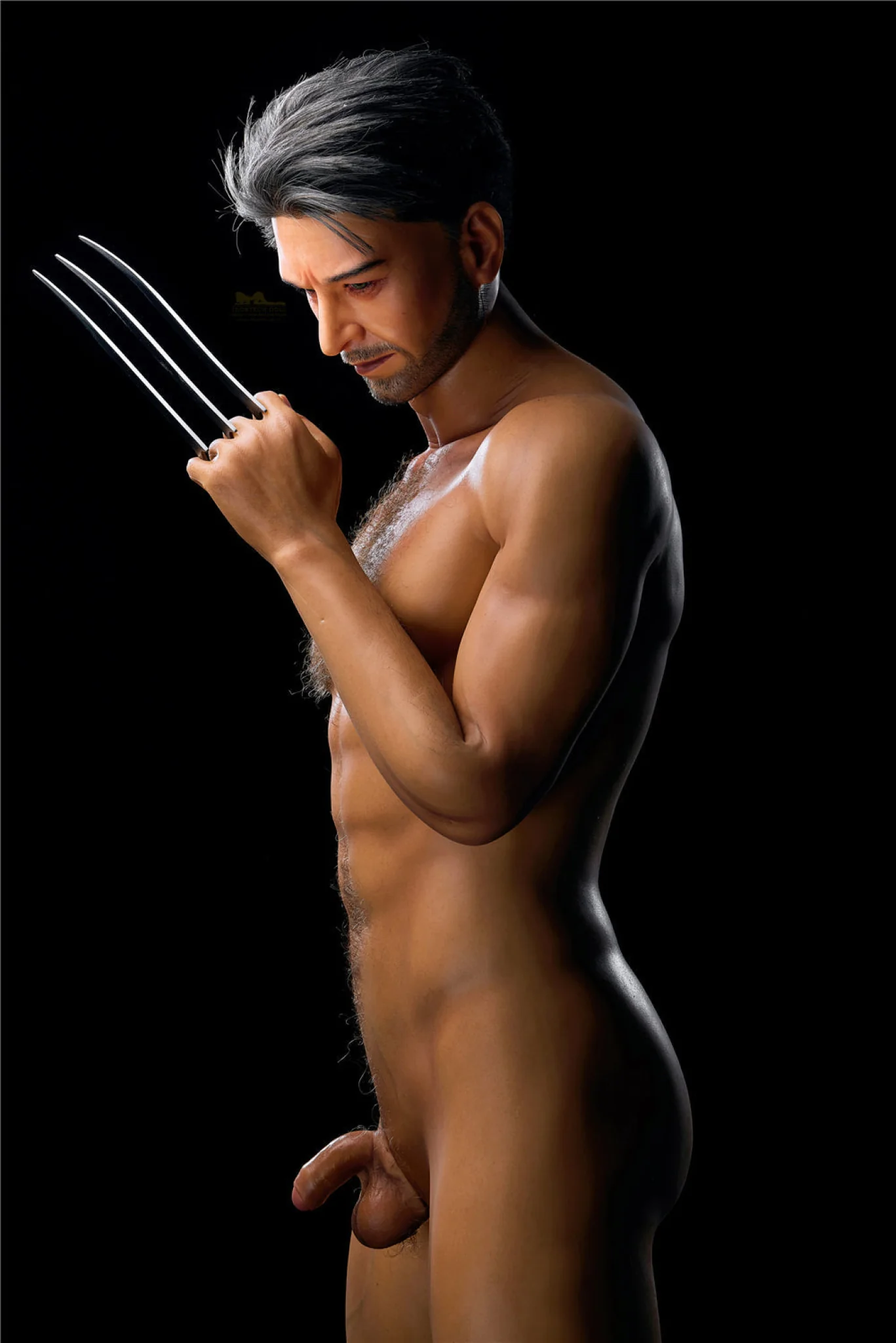 William 176cm( 5ft8) Wolverine Silicone Male Sex Doll - IronTech Doll® - Image 14