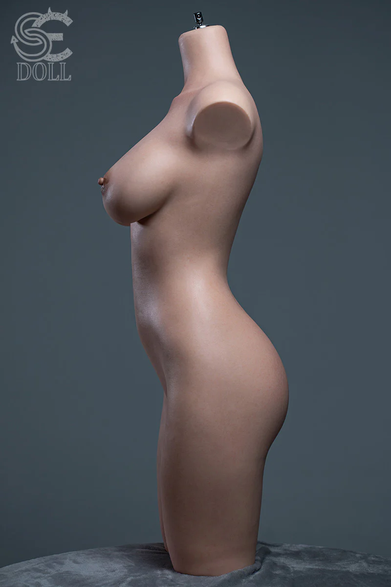 Zoe Ellis A. Silicone Movable Jaw Head Torso Doll - SEDOLL® - Image 29